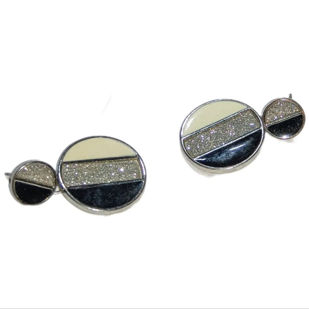 Tricolor Pierced Fashion Earrings